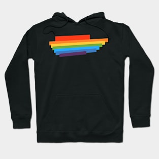 Rainbow pattern Hoodie